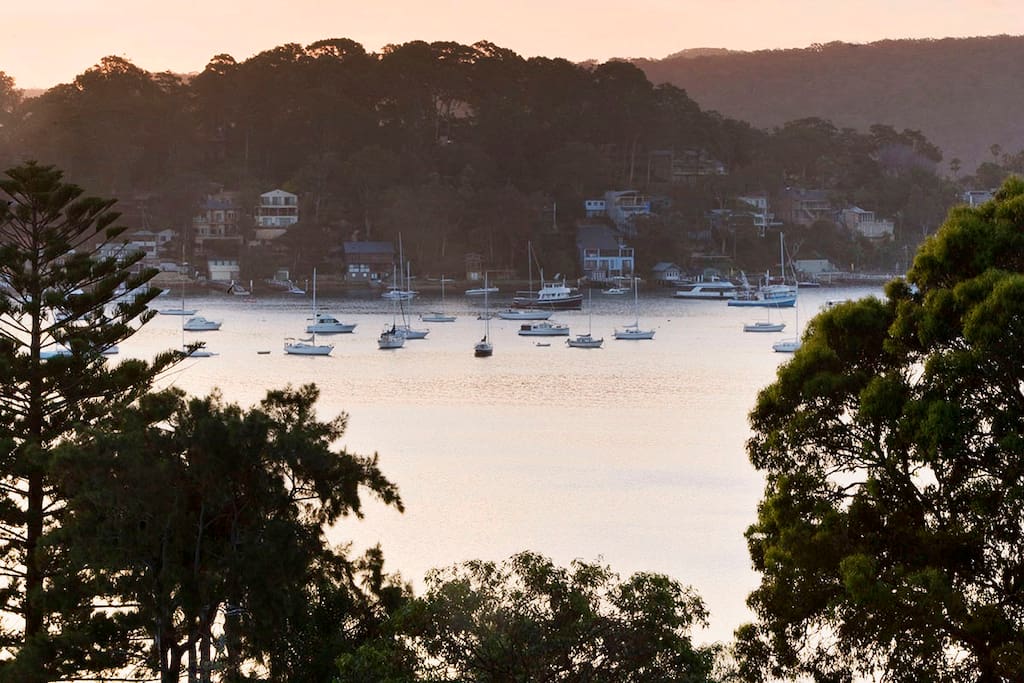 View of Pittwater from the deck