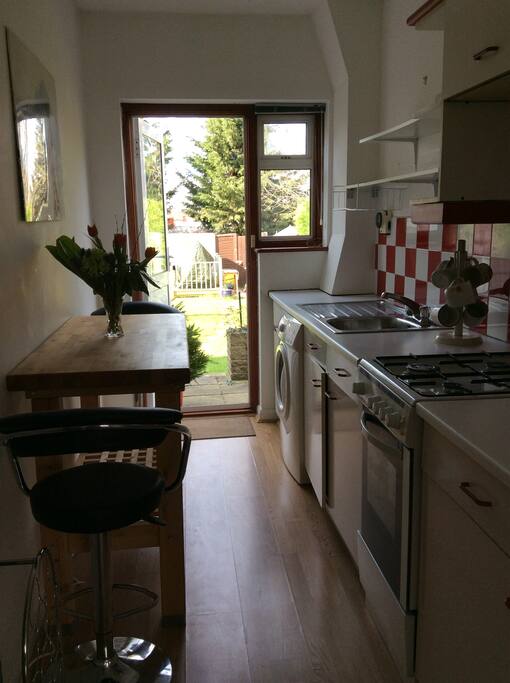 A lovely galley kitchen