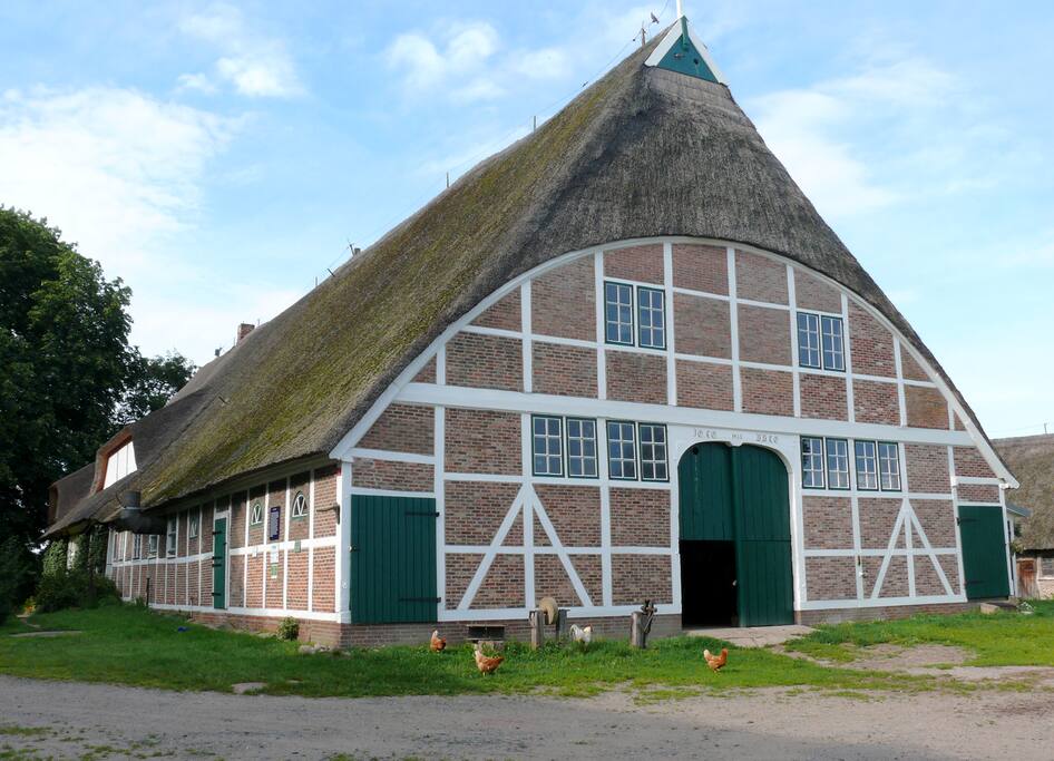 Aussenansicht des Bauernhauses