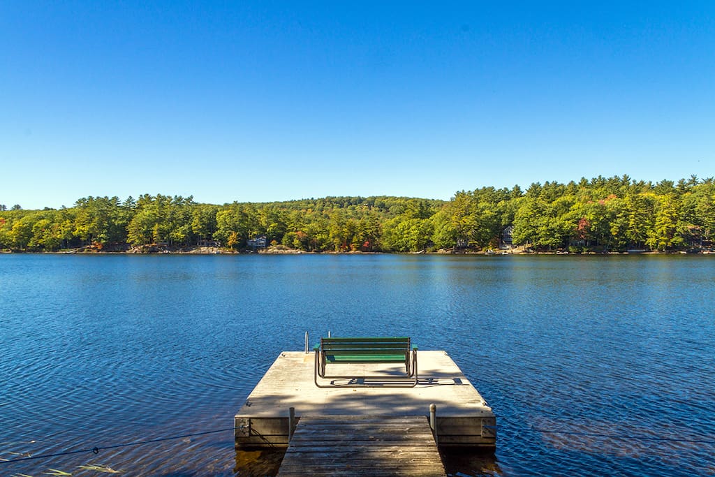 Swim, relax and boat from your own dock. Gorgeous western views & late afternoon sunshine!
