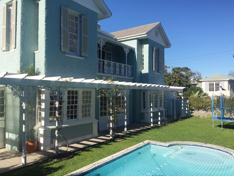 Pool and back garden