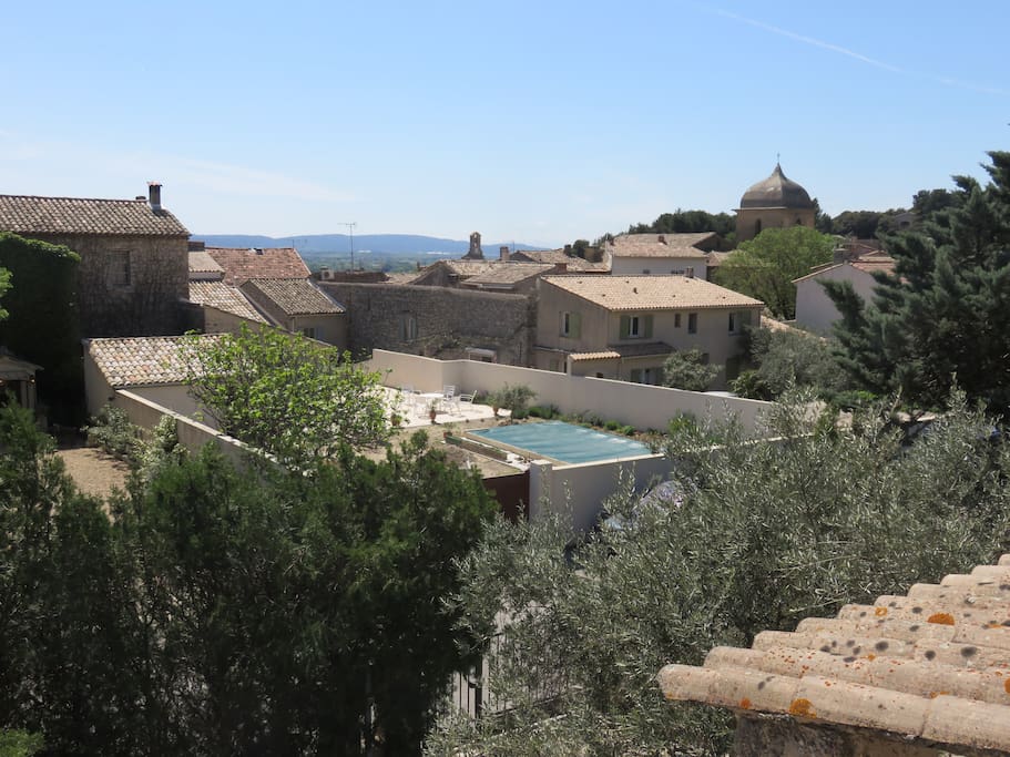 Vue du village depuis la véranda