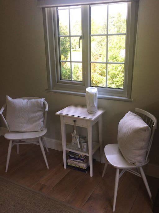 Bedroom seating with coffee making facilities