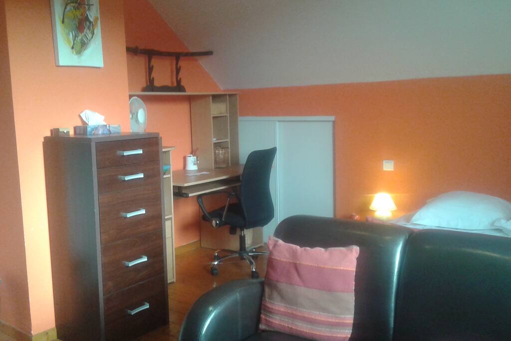 chambre orange