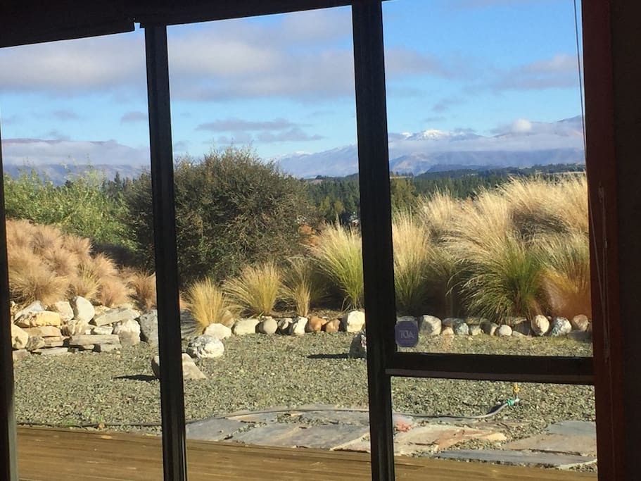 Look east over Cardrona Valley. Remarkables in distance.