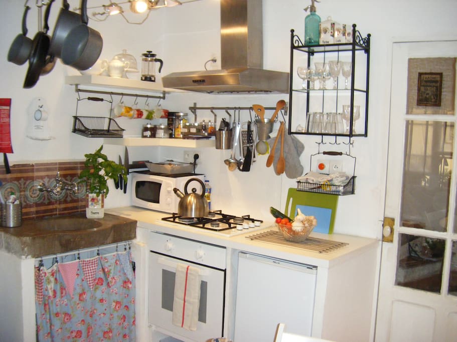 The Kitchen is very well equipped enabling you to prepare some of the gorgeous local produce available in the markets.