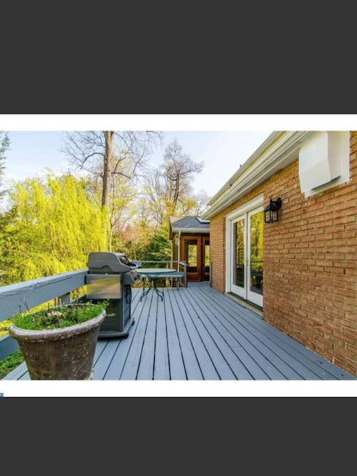 Great outdoor seating