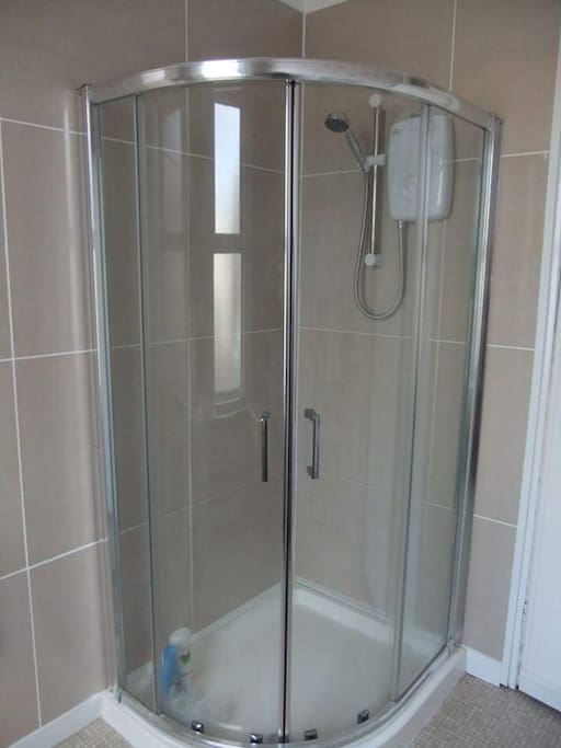 one of the shared showers