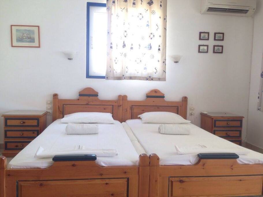 Your beds. Clean and comfortable.