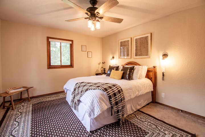 Master bedroom downstairs.