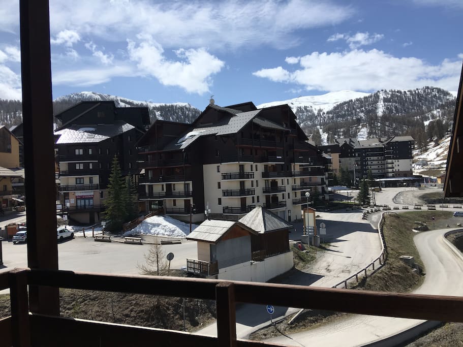 vue du balcon