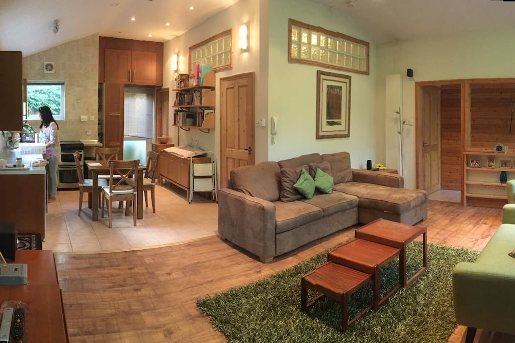 Living dining and kitchen open plan