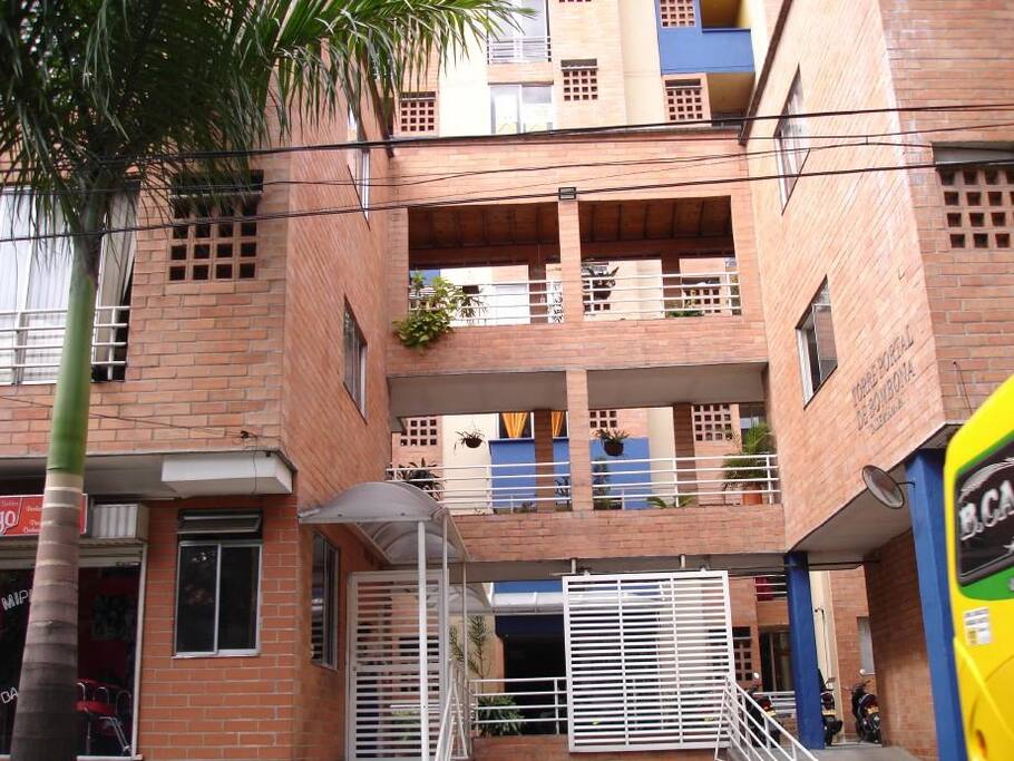 View from the entrance of the building