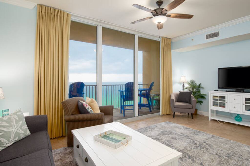 This unit is newly updated, with new paint, furniture & decor!