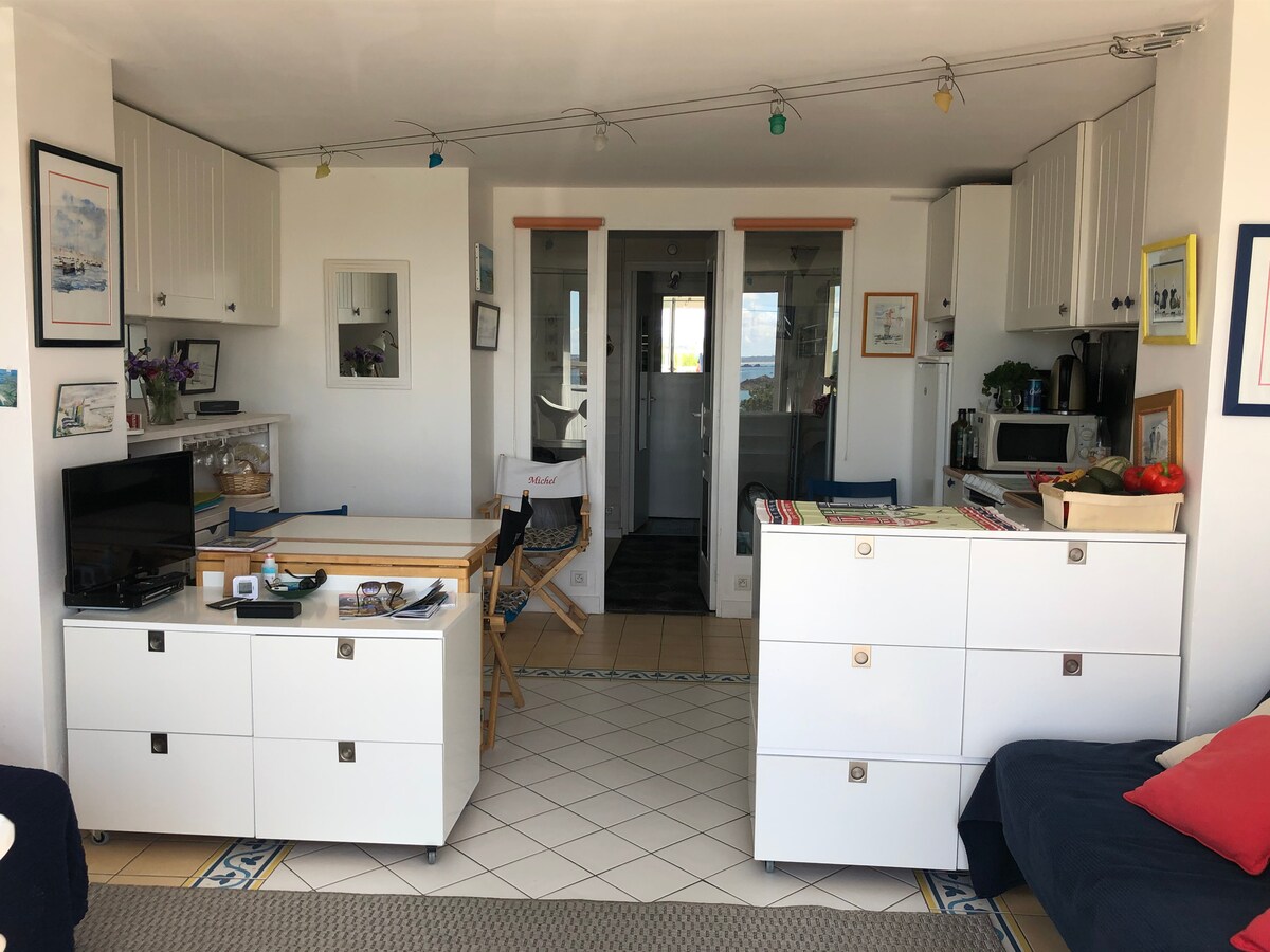 Propriété Airbnb réussie: Cozy apartment facing the sea à Saint Lunaire