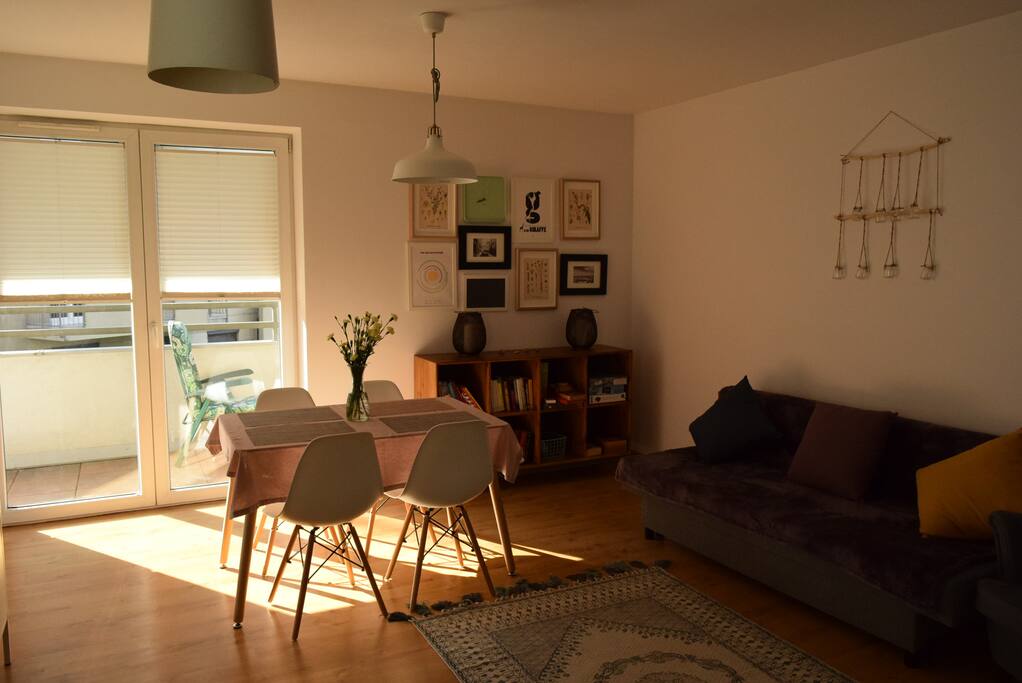 Living room & balcony