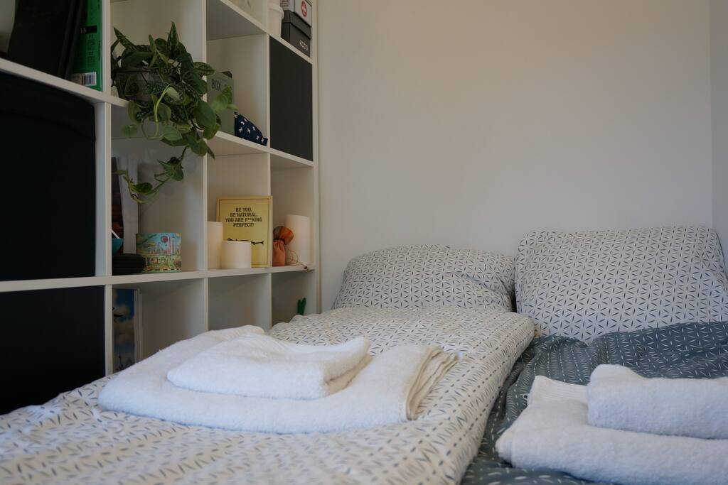 it's best that you are comfortable with eachother here, as the bed is what we in Denmark call a Halvandenmandsseng (one-and-a-half-man's-bed) :)