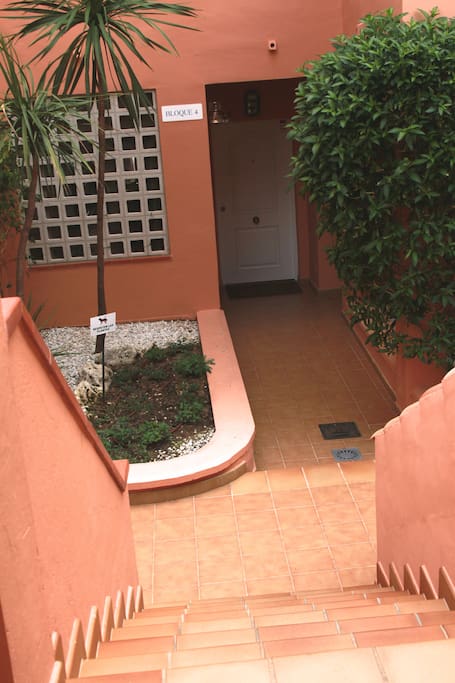 Access and front door.