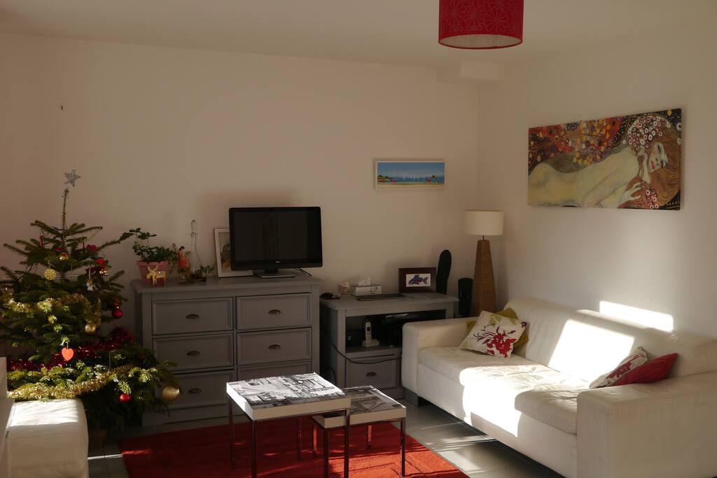 Living room, I cannot promise you that the christmas tree will be still there :-)
