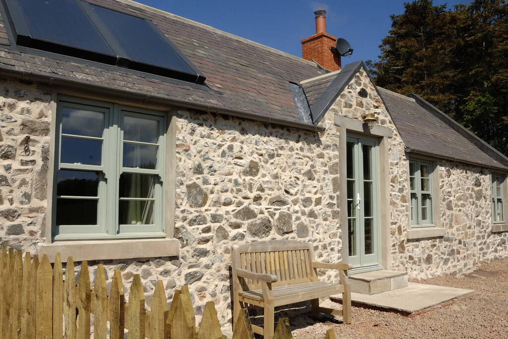 Traditional stone frontage
