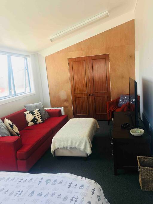 Large lounge with queen size bed