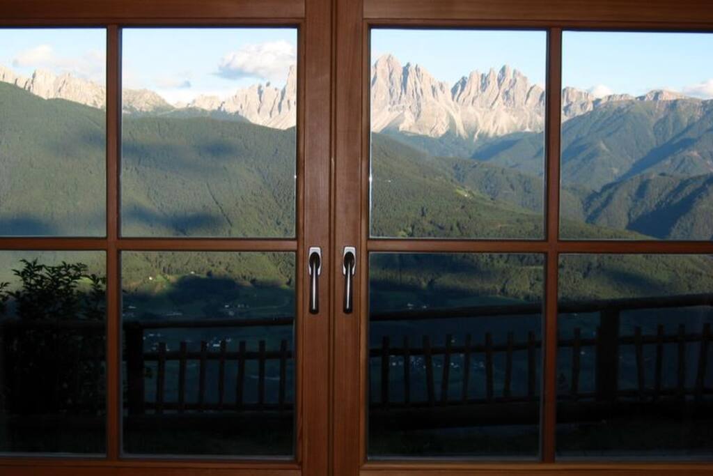 Ausblick aus dem Wohnzimmer