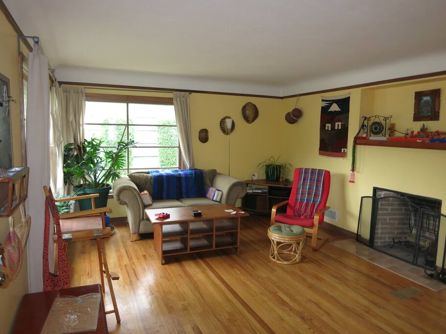 Kickback in my large airy living room.