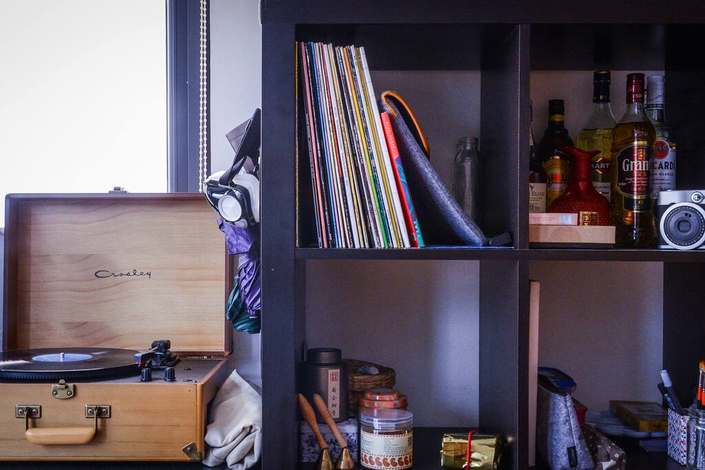 Vinyl Player, Records, Board Games, etc.