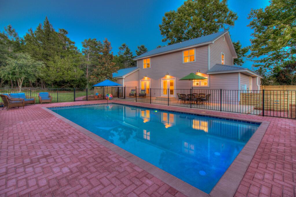 Private, heated pool