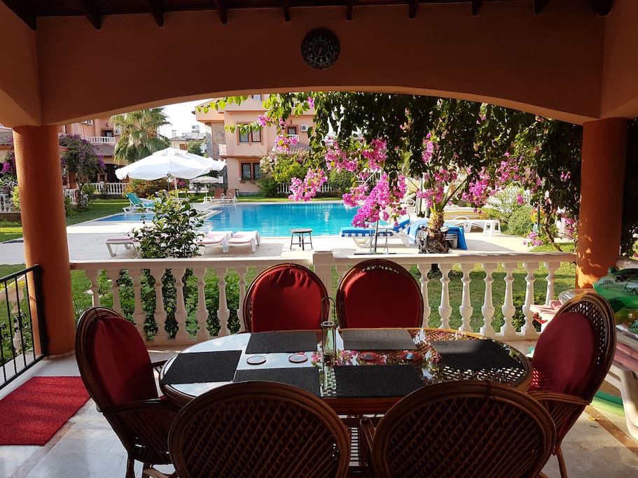 Comfortable cool terrace