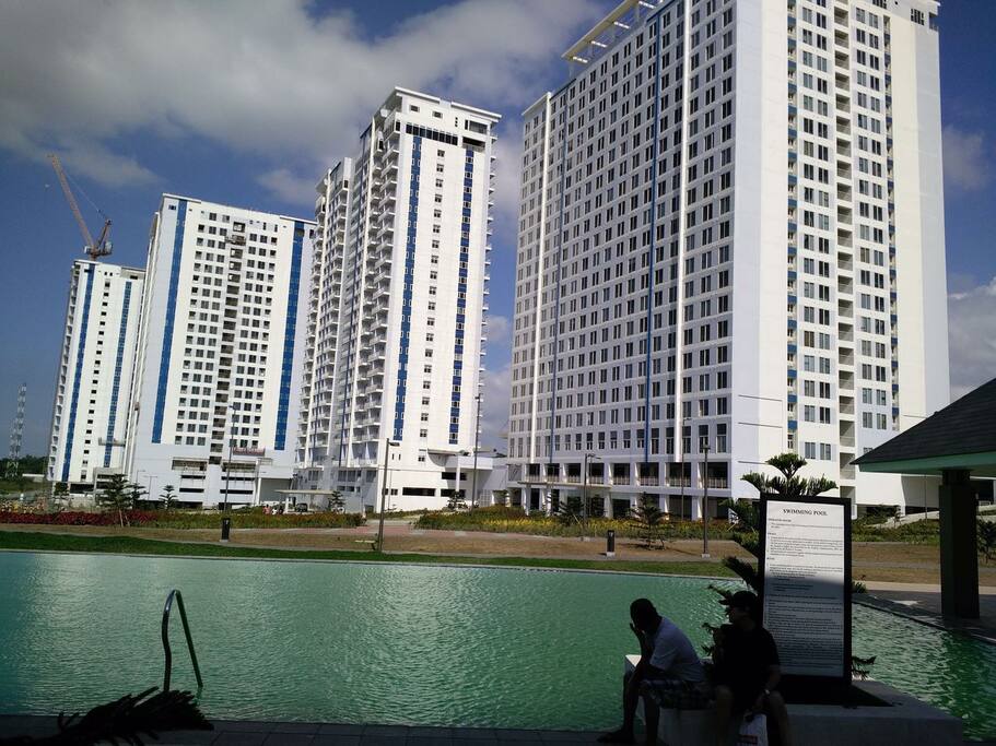 View of the towers from club house