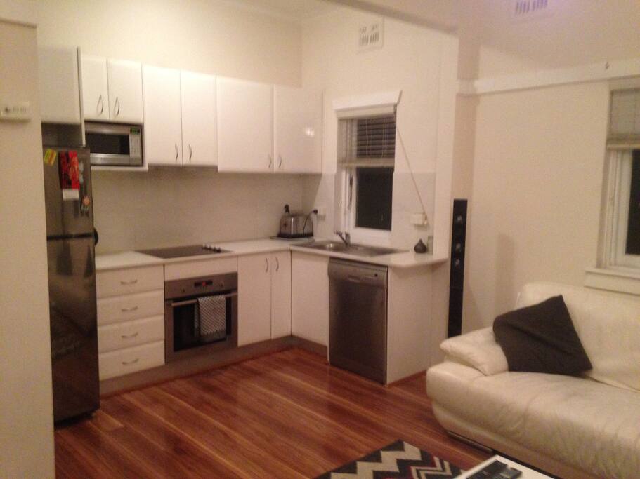 Lovely open kitchen area.