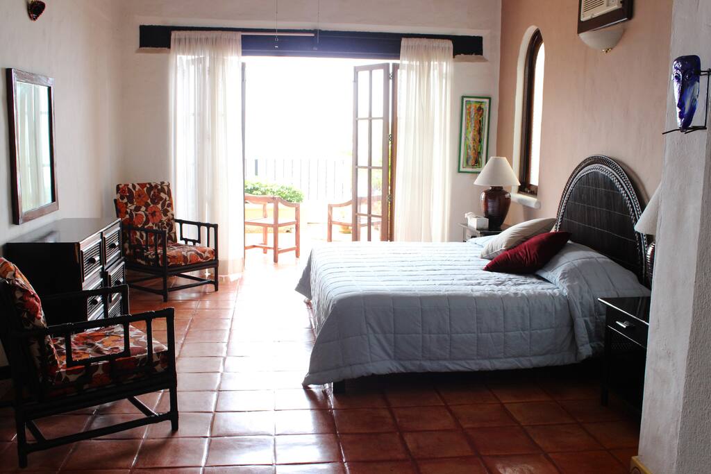 Master bedroom as you are waking up