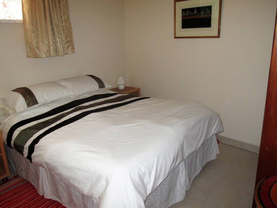 King size bed in bedroom 1, which can be 2 singles if required.