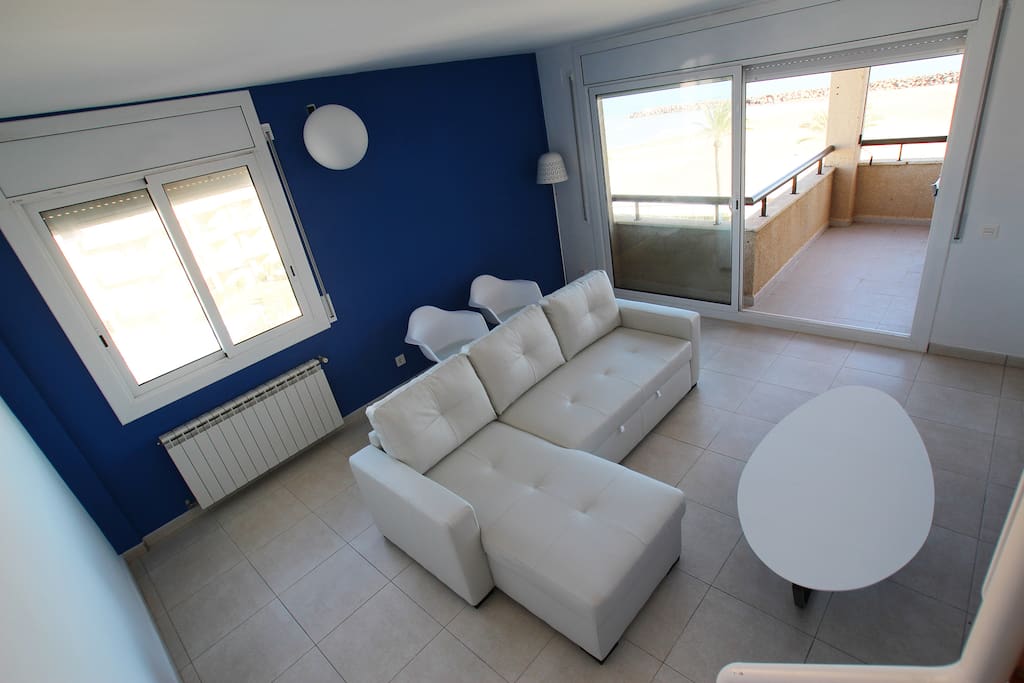 Wonderful light in the living room