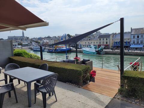 The most spectacular view in Port-en-Bessin!