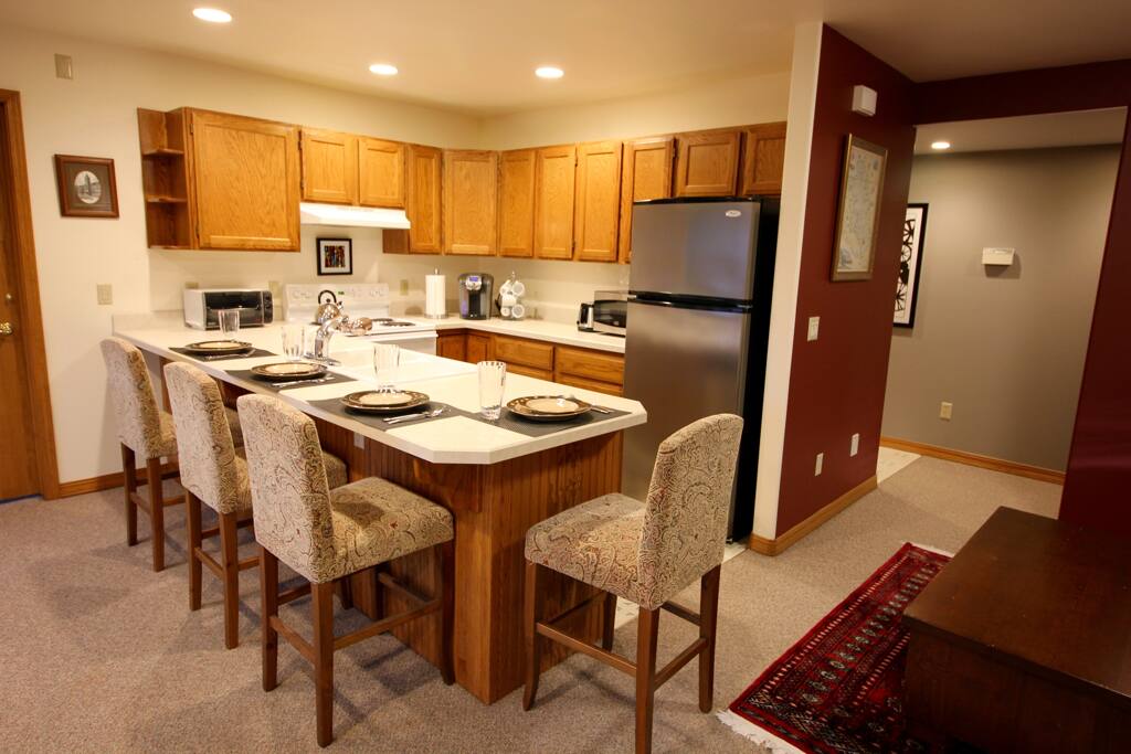 Well appointed kitchen.