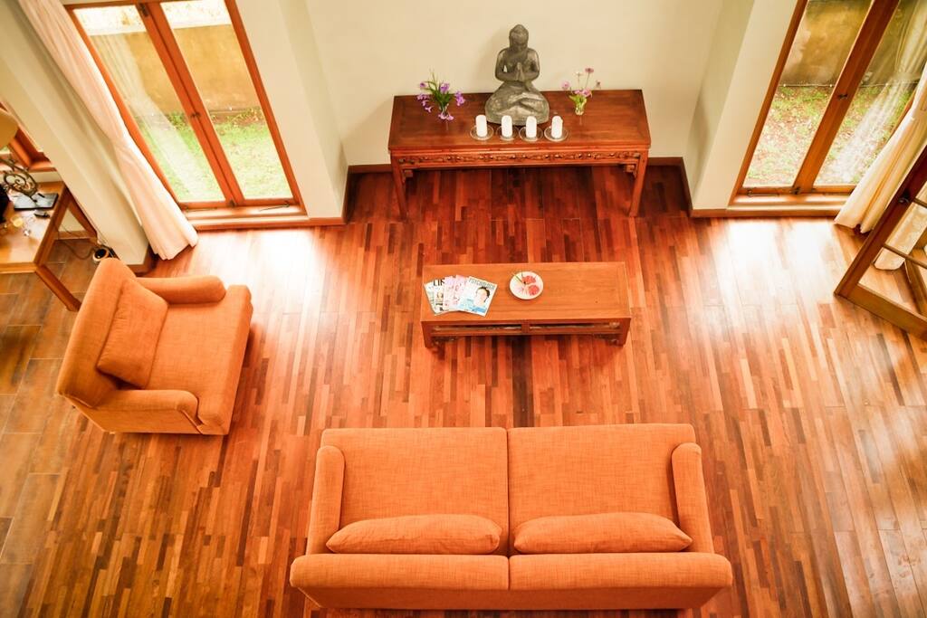 Cosy sitting area with vide and nice cool sea breeze.
