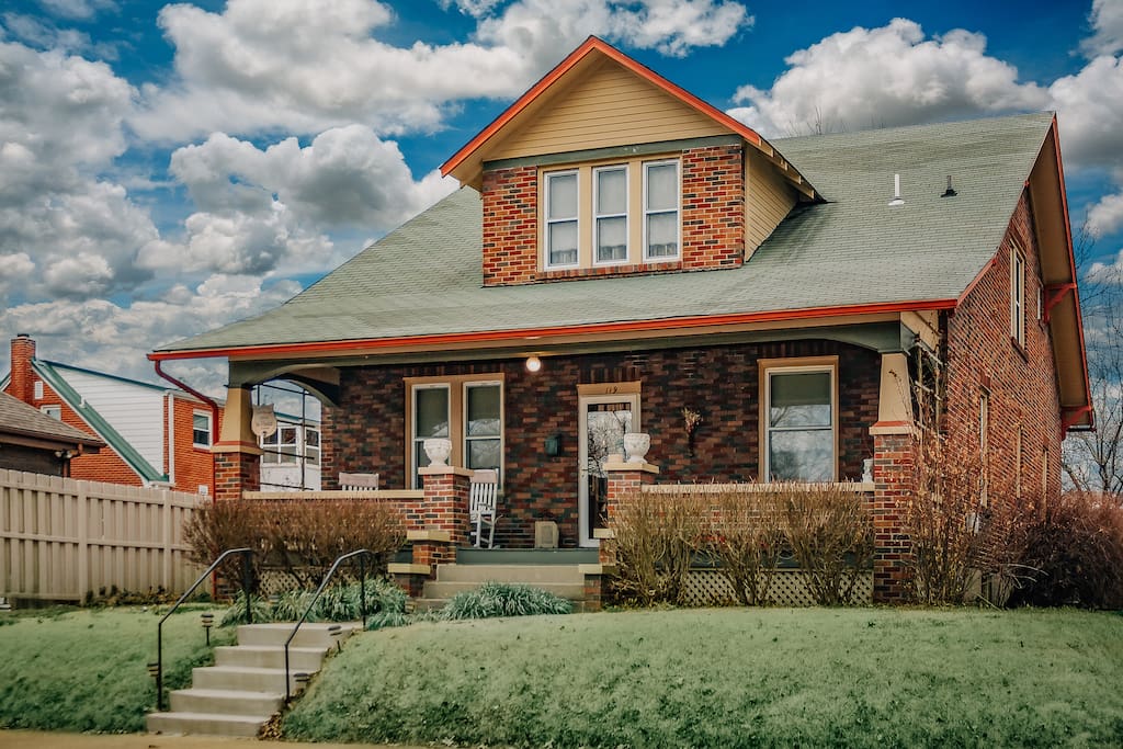 Front of house. 1928 Craftsman Bungalow.