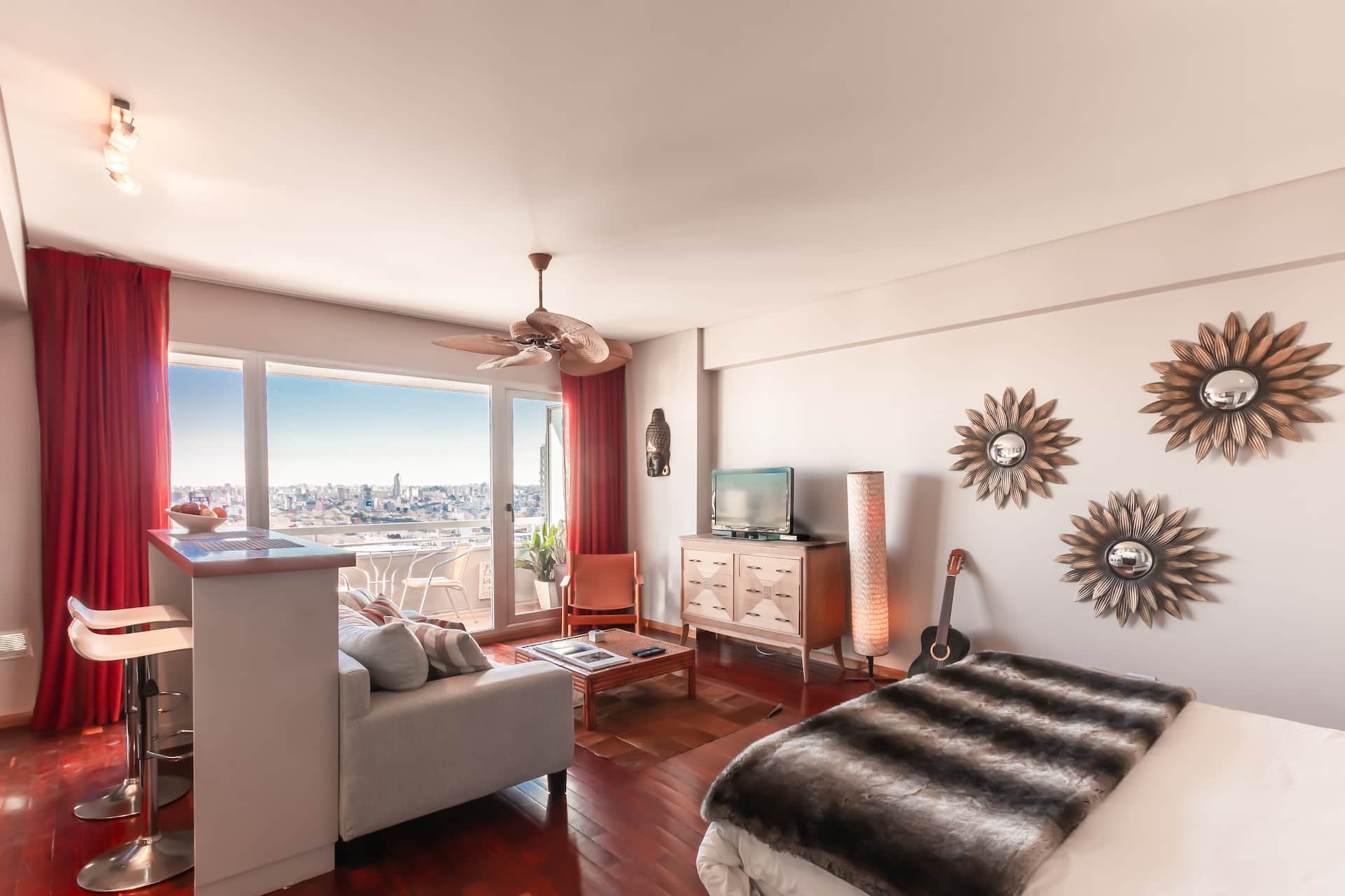 Studio apartment with balcony in Palermo Soho