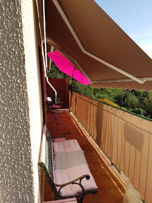 Agréable terrasse