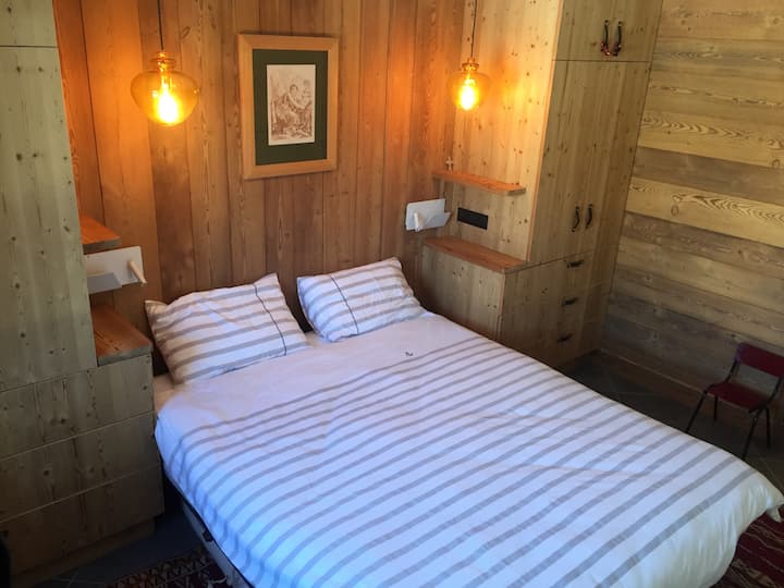 Master bedroom with double bed