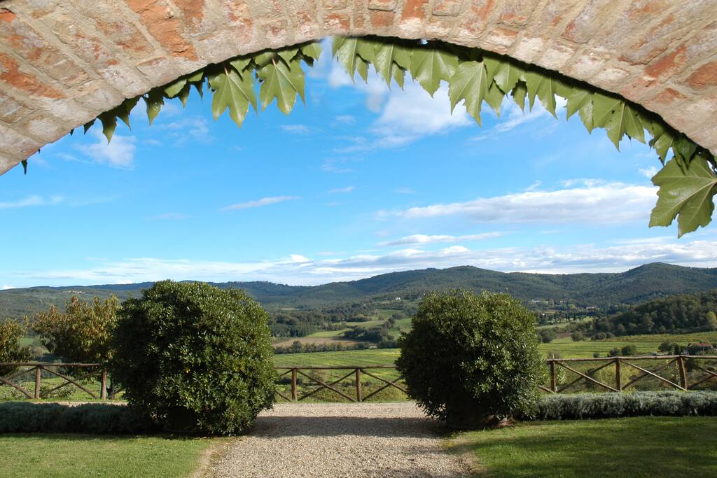 The view from the windows