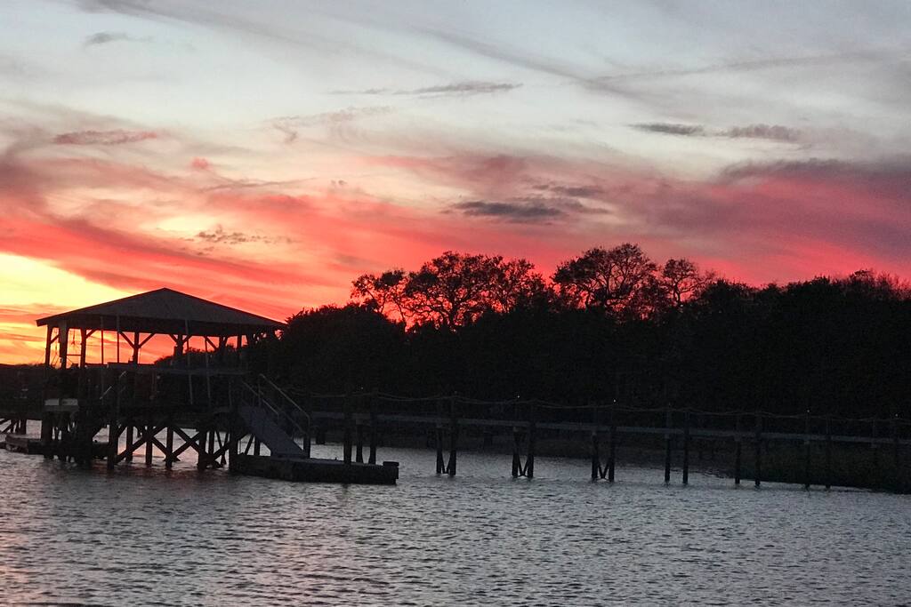 Sundown on Intracoastal Waterway