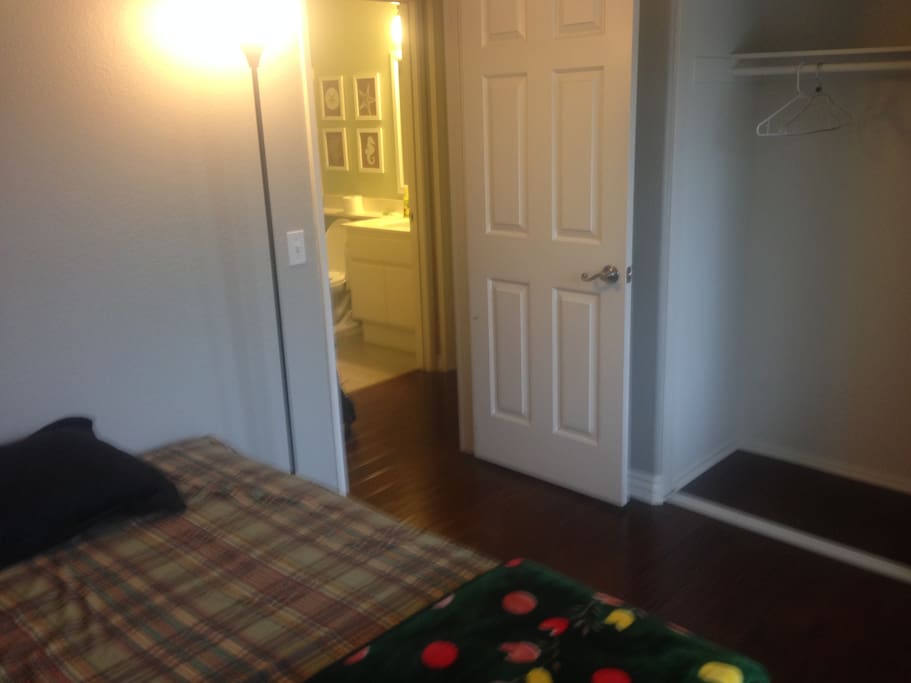 Another View of Bedroom - Showing Bathroom door