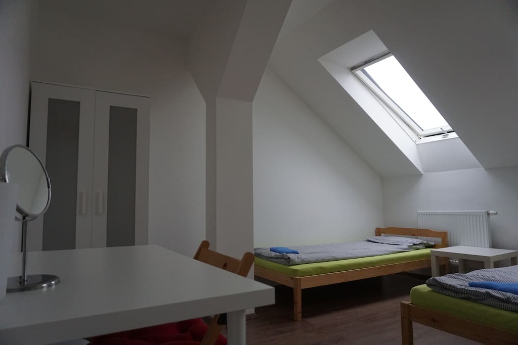 Clean and spacious room
