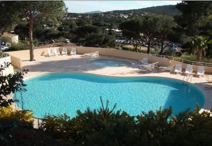 2p Ste Maxime 45m2, Clim,piscine, Terrasse, Jardin - Sainte-Maxime