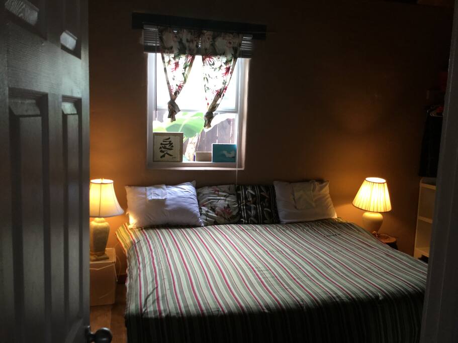 Private room with king size bed