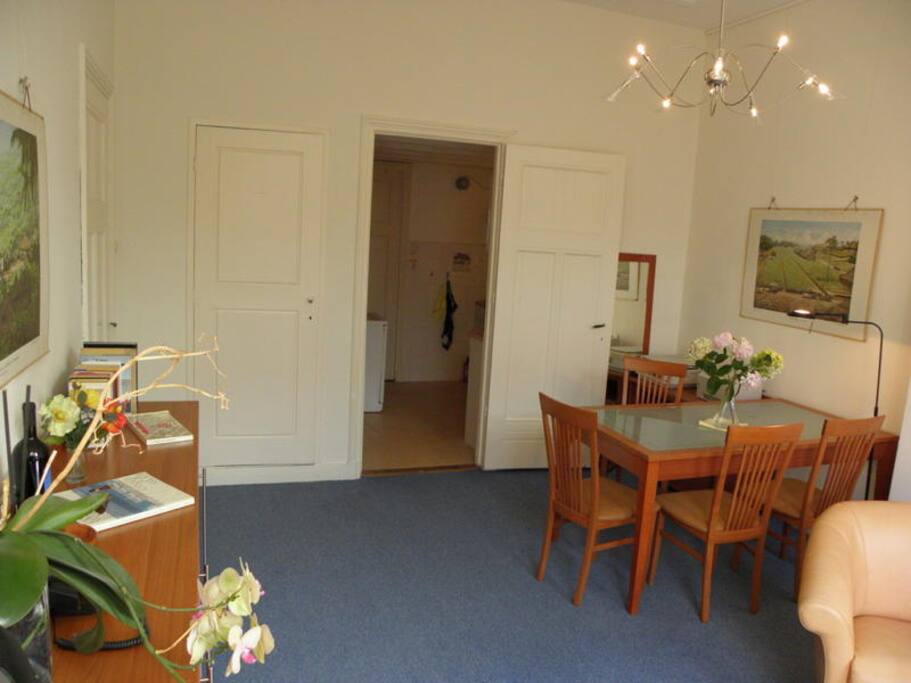 Living room and Kitchen
