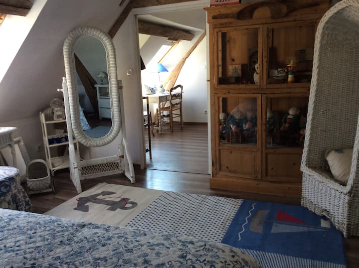 1号卧室和地标景观 